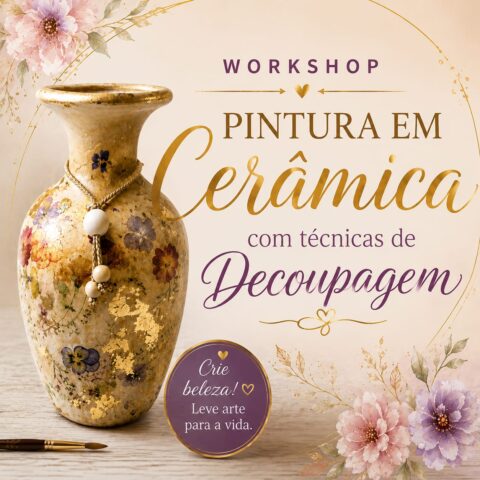 Workshop Pintura em Cerâmica Com Nina Rodriguez